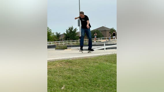 Skateboarder Tony Hawk shreds Slayter Creek Park skatepark in Anna