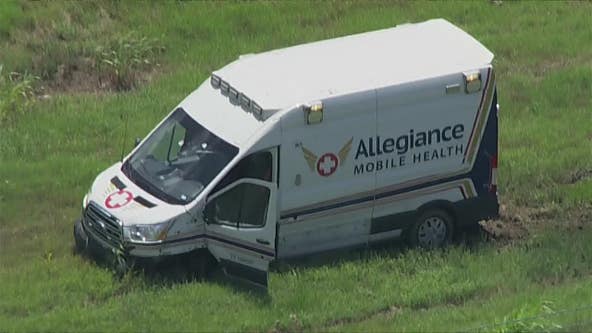Mesquite police chase naked man in stolen ambulance