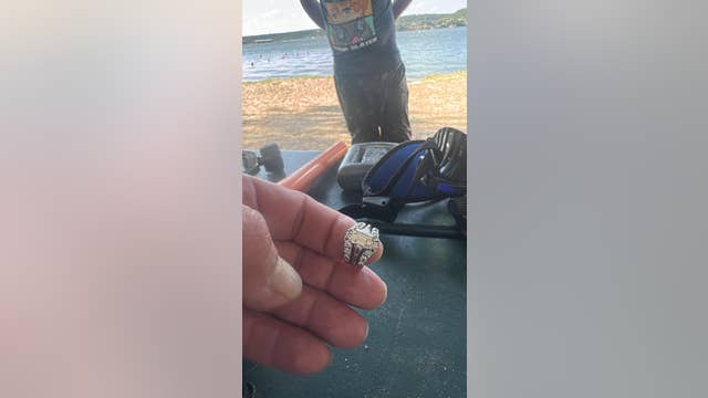 Diver finds lost ring in Possum Kingdom Lake