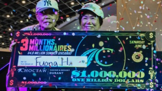 Garland grandmother wins $1M at Choctaw one week after retiring