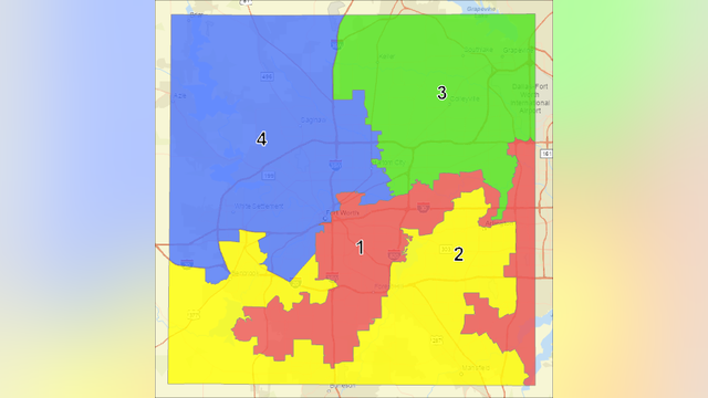 Tarrant County Commissioners adopt controversial redistricting map