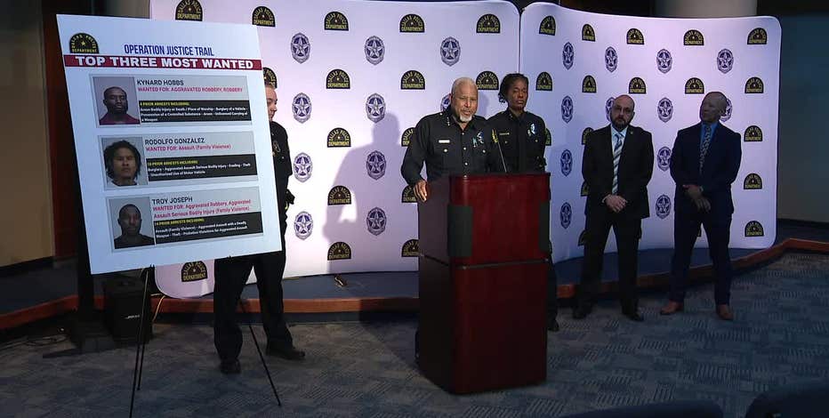 Nearly 100 repeat violent felons arrested in Dallas