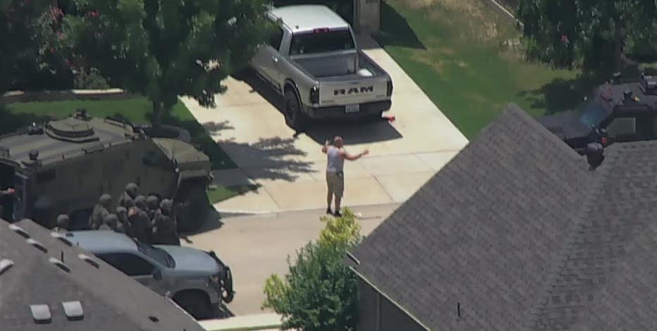 Suspect arrested after hours-long standoff in White Settlement
