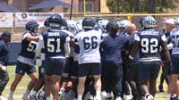 Cowboys training camp practice cut short because of fights