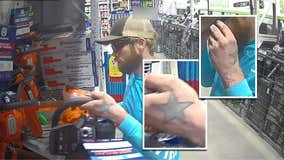 Trackdown: Fort Worth chainsaw thief caught on video