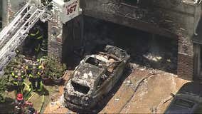 Tesla charger causes fire in Lewisville garage, home severely damaged