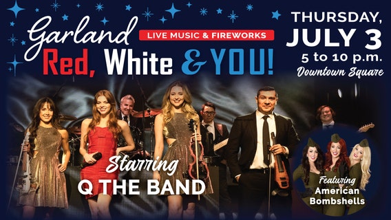 Garland's "Red, White and You" celebration ignites Downtown Garland with fireworks