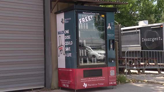 Denton unveils free Narcan vending machine to combat opioid overdoses
