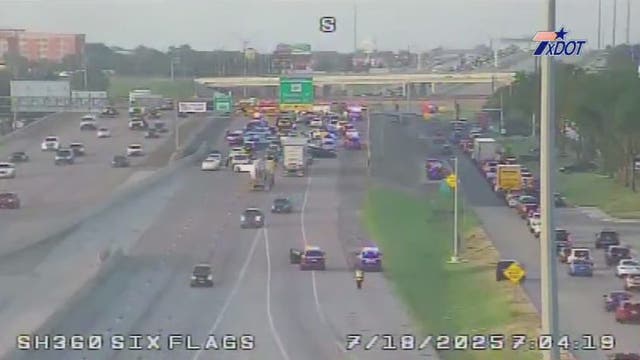 Fatal crash shuts down SH 360 near Six Flags in Arlington