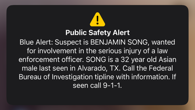 What is a Blue Alert?