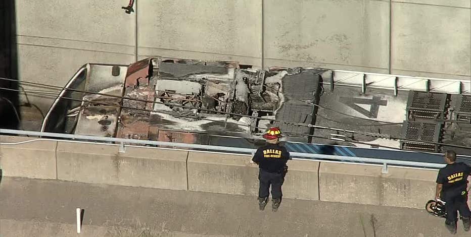 DART train catches fire in Downtown Dallas, hospitalizing 6