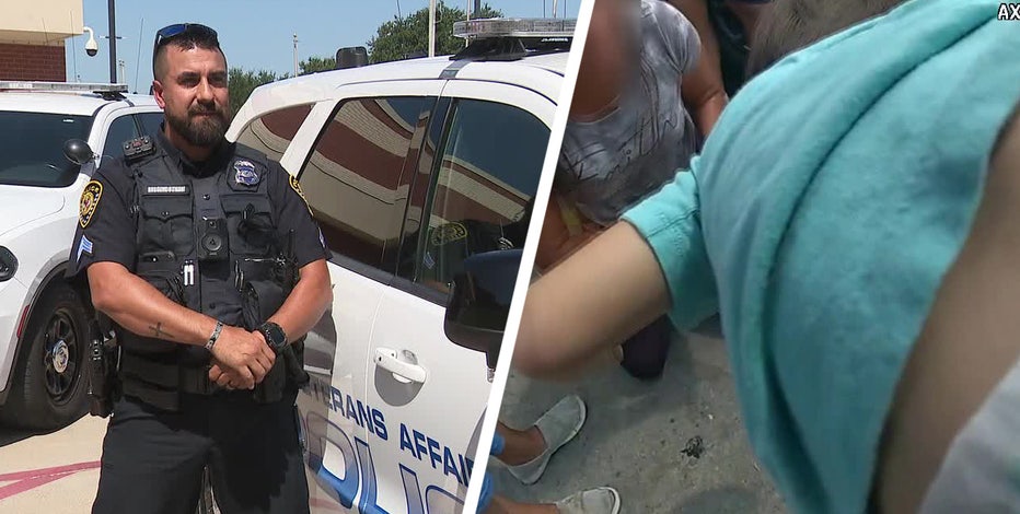 Right place at the right time: Dallas VA officer saves choking toddler's life