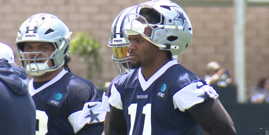 Micah Parsons limited at practice, responds to Jerry Jones' comments