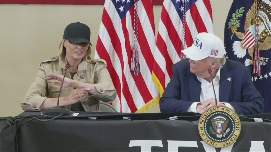 Texas flooding: Melania Trump given bracelet to honor Camp Mystic victims |  FOX 35 Orlando