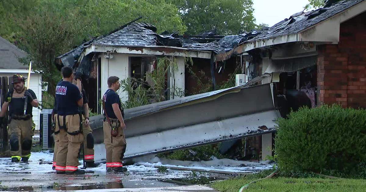 Duncanville home destroyed in early-morning fire | FOX 4 Dallas-Fort Worth