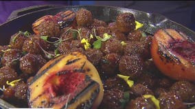 Bourbon peach meatball recipe