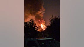 Lightning strike causes fire at Waxahachie home