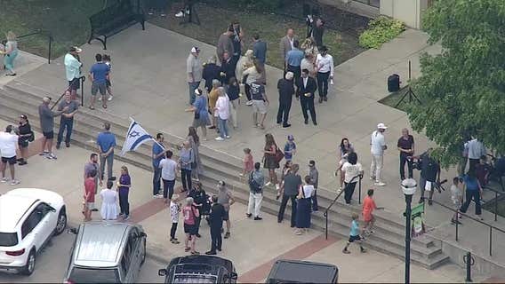 Community rallies against hate after nazi flags found at Rockwall-Heath High School