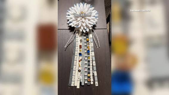 Texas teen’s homecoming mum made entirely out of Lego