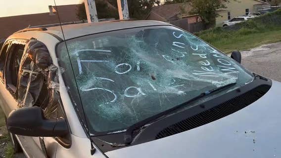 Teenage vandals destroy van donated to local food pantry