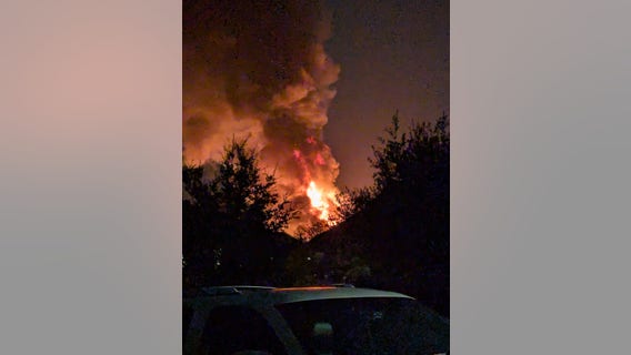 Lightning strike causes fire at Waxahachie home