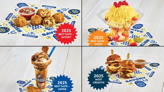 2025 Big Tex Choice Awards winners include 4 unique fair foods