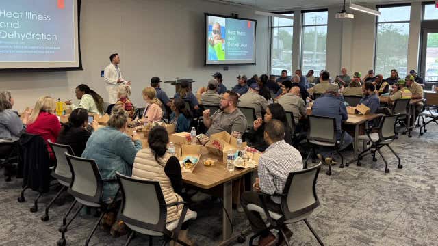 Free class offers heat safety tips for workers