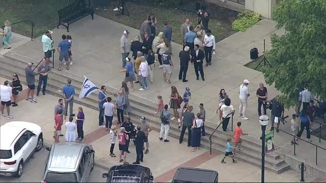 Community rallies against hate after nazi flags found at Rockwall-Heath High School