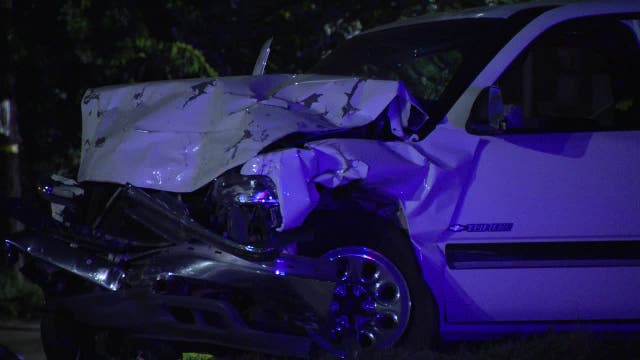 Woman dies in multi-car crash after running stop sign, police say