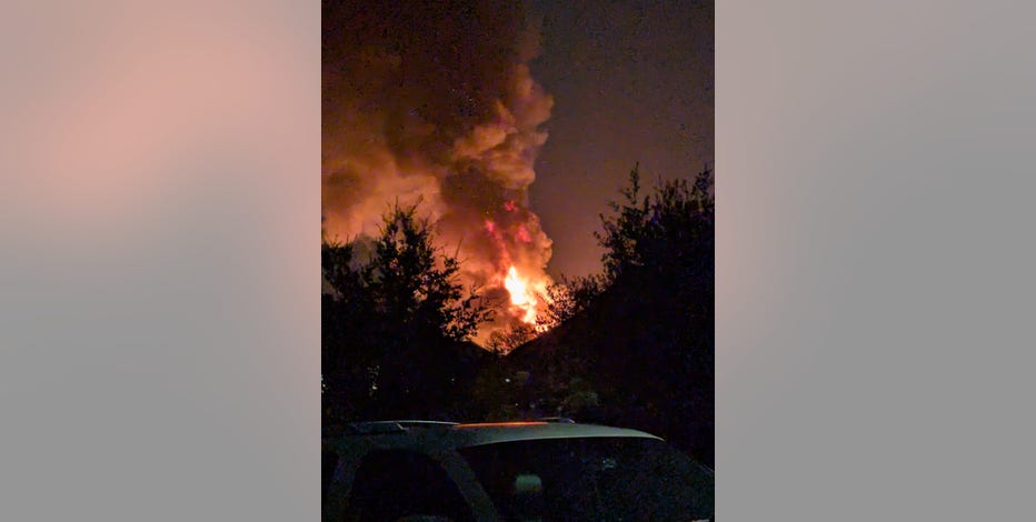 Lightning strike causes fire at Waxahachie home