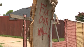 Rowlett at odds with residents over ownership of time-worn traffic barrier