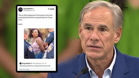 Governor Abbott condemns expelled students' behavior regarding Charlie Kirk death