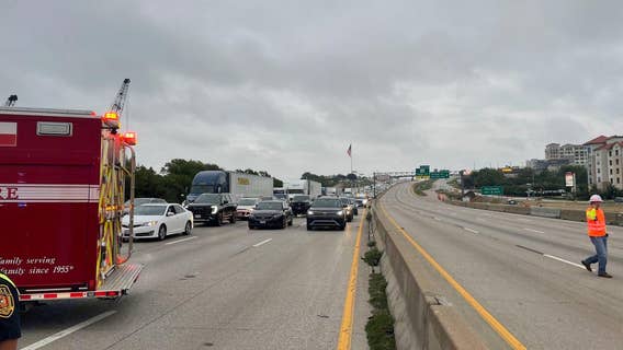 Crash shuts down both directions of I-30 at Lake Ray Hubbard Bridge in Rowlett