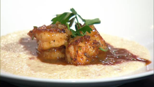 Shrimp and grits recipe from the Taste Project