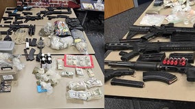 Dallas Police seize 14 firearms, $8K cash, and large drug stash; 2 gang members arrested