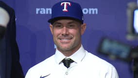 Texas Rangers introduce Skip Schumaker as new manager