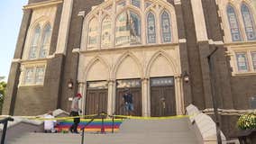 Oak Lawn church defies governor's crosswalk order by painting Pride steps