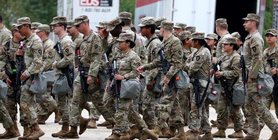 Texas National Guard arrive in Chicago to support Trump's 'clean up' plan