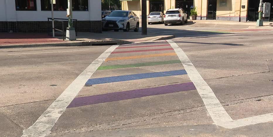 Dallas community reacts to Abbott's threat against rainbow crosswalks
