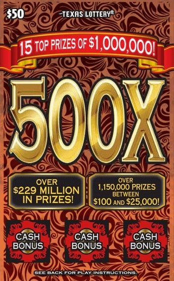 3 Texans win $1M each in lottery scratch-offs