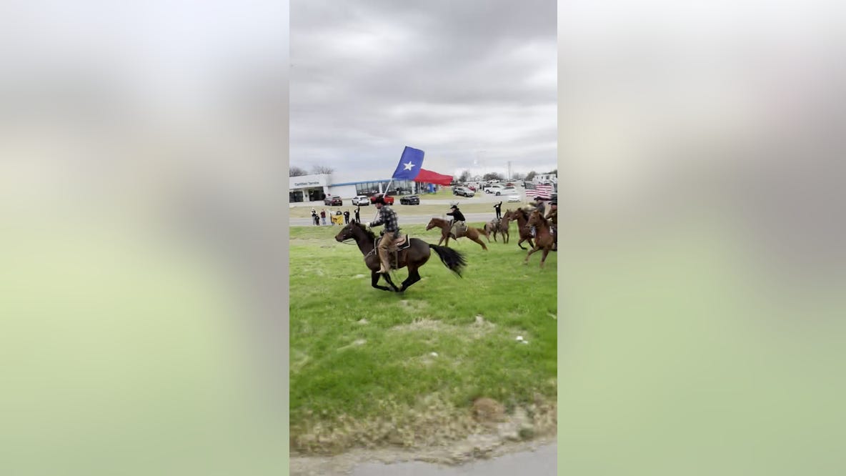 High school football team’s truly Texan sendoff goes viral