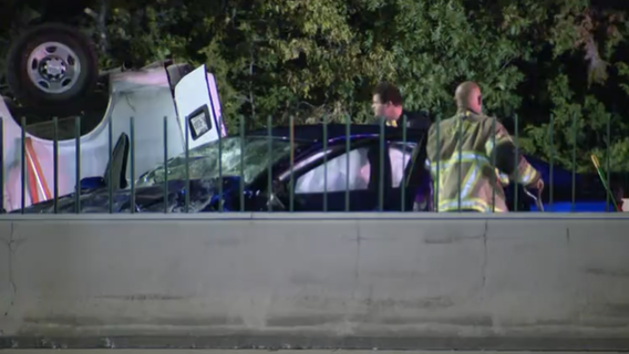1 killed, 2 injured in crash on I-35E in DeSoto