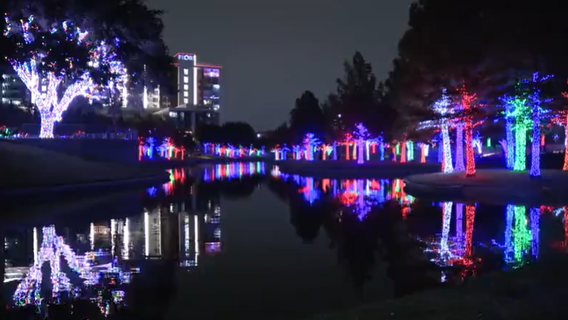Santa rings in holiday season with Vitruvian Lights in Addison