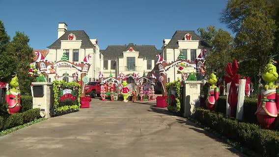 Viral Dallas Christmas mansion has a new Grinch theme for 2025