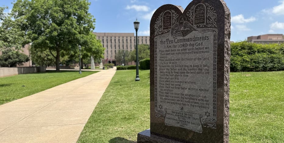 Federal judge orders removal of Ten Commandments from some North Texas schools