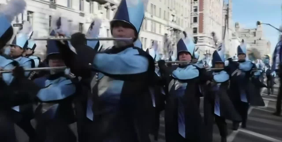 L.D. Bell Blue Raider Band marches in Macy’s Thanksgiving Day parade