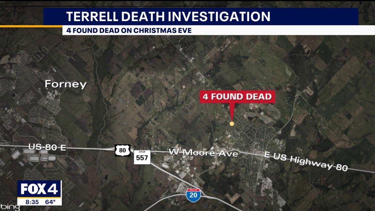 4 found dead in Terrell home on Christmas Eve