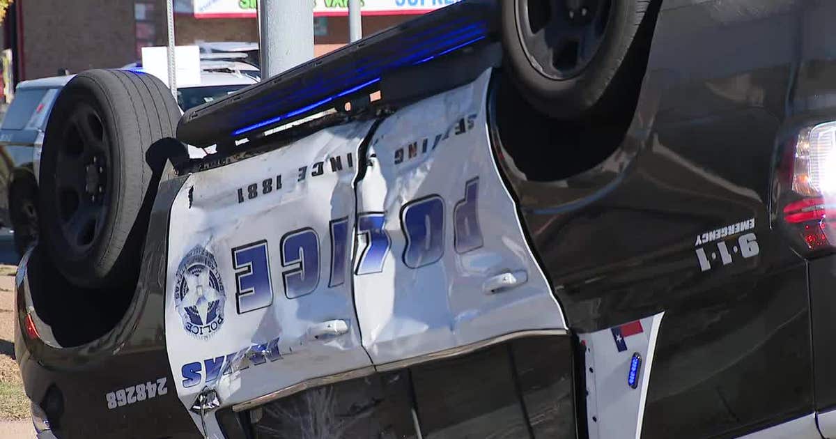 Dallas police officers injured in rollover crash | FOX 4 Dallas-Fort Worth