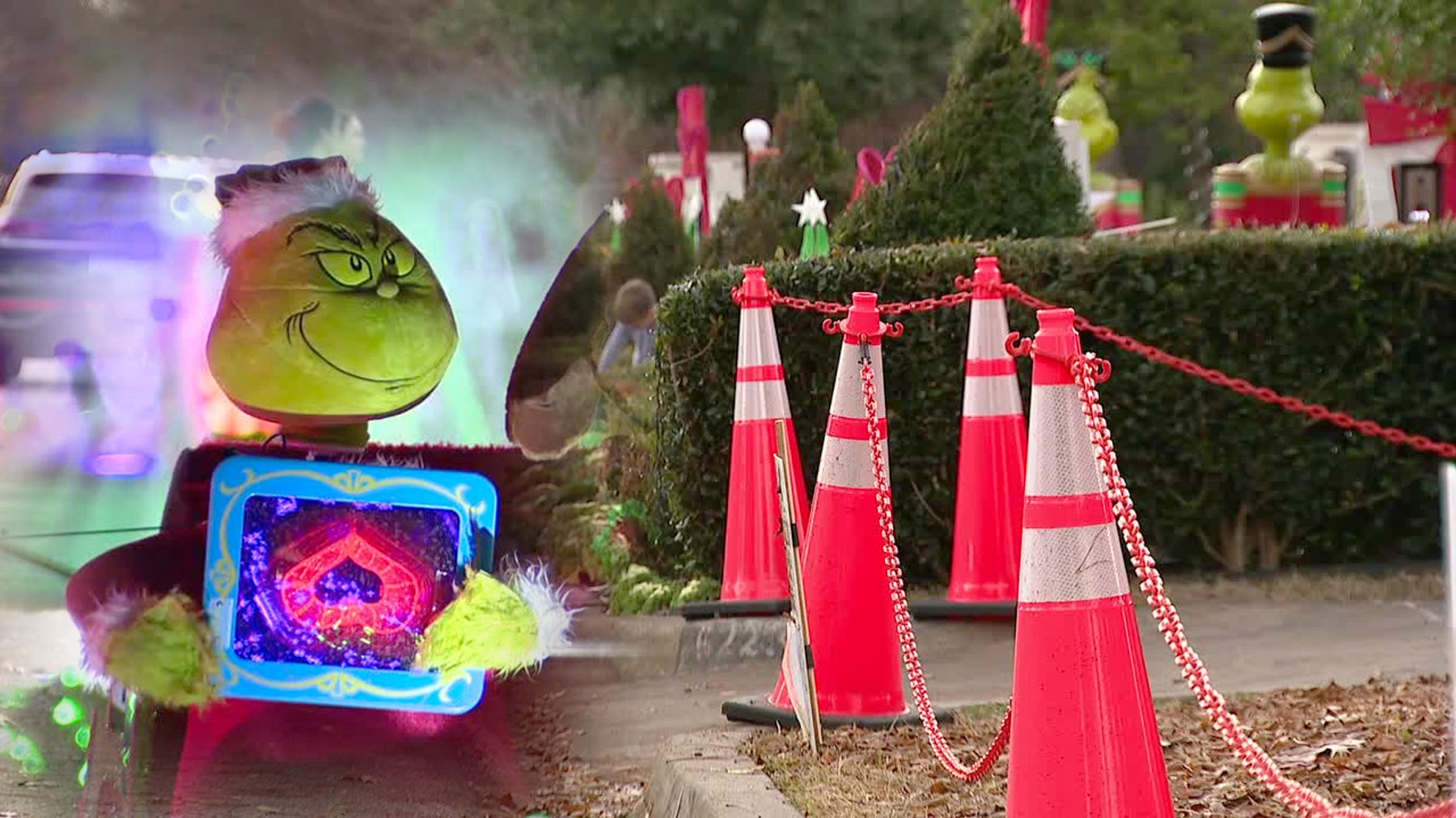 Viral Christmas display leads to neighborhood standoff as dispute escalates