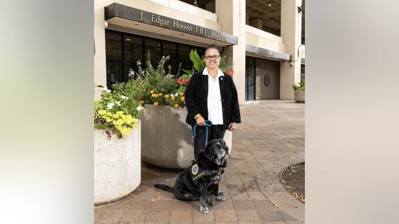 FBI crisis dog who comforted Uvalde families retires after a decade of service